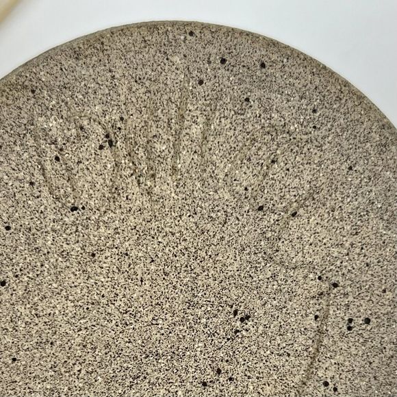 Studio Art Pottery Vase 5.5" Tall Fat Lava-Style Glaze Red/Green/Brown Signed - Picture 8 of 8